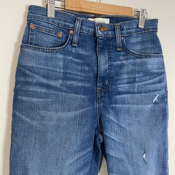 Madewell Womens Jeans Size 25 Blue Classic Straight Jean Denim Bottom - Picture 3 of 14